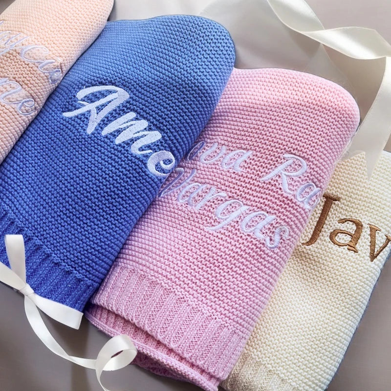 Personalized Knitted Blanket